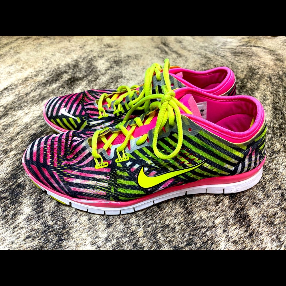 Nike Free TR Fit 4 Women’s Size 9 Pink Green